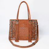 American Darling Tote Hand Tooled Suede Genuine Western Leather Women Bag Western Handbag Purse