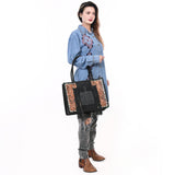 American Darling Tote Hand Tooled Suede Genuine Western Leather Women Bag Western Handbag Purse