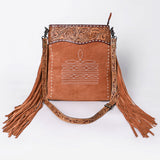 American Darling Cross Body Hand Tooled Suede Genuine Western Leather Women Bag Western Handbag Purse