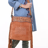 American Darling Cross Body Hand Tooled Suede Genuine Western Leather Women Bag Western Handbag Purse