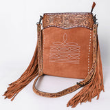 American Darling Cross Body Hand Tooled Suede Genuine Western Leather Women Bag Western Handbag Purse