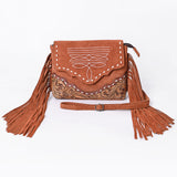 American Darling Cross Body Hand Tooled Suede Genuine Western Leather Women Bag Western Handbag Purse