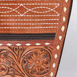 American Darling Gun Case Hand Tooled Genuine Leather Women Bag Western Purse