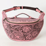 American Darling Fanny Pack Hand Tooled Genuine Western Leather Women Bag Handbag Purse |