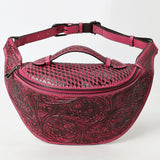 American Darling Fanny Pack Hand Tooled Genuine Western Leather Women Bag Handbag Purse |