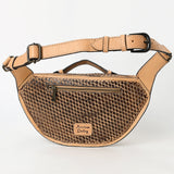 American Darling Fanny Pack Hand Tooled Genuine Western Leather Women Bag Handbag Purse |