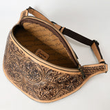 American Darling Fanny Pack Hand Tooled Genuine Western Leather Women Bag Handbag Purse |