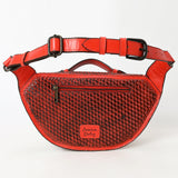 American Darling Fanny Pack Hand Tooled Genuine Western Leather Women Bag Handbag Purse |