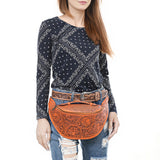 American Darling Fanny Pack Hand Tooled Genuine Western Leather Women Bag Handbag Purse |