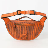 American Darling Fanny Pack Hand Tooled Genuine Western Leather Women Bag Handbag Purse |