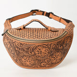 American Darling Fanny Pack Hand Tooled Genuine Western Leather Women Bag Handbag Purse |