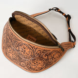 American Darling Fanny Pack Hand Tooled Genuine Western Leather Women Bag Handbag Purse |