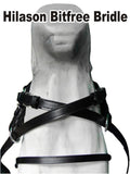 Western Leather Bitless Bitfree Bridle With Reins Black Hilason