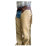 K Bar J Leather Company Cowboy Puncher Versality Vintage Riding Rodeo Chaps