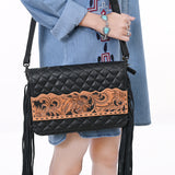 American Darling Crossbody Hand Tooled  Genuine Western Leather Women Bag Western Handbag Purse