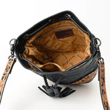 ADBG1670 Bucket Hand Tooled Genuine Leather Women Bag