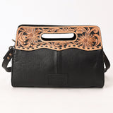 ADBG1677 Clutch Hand Tooled Genuine Leather women bag western Bag