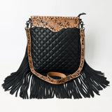 ADBG1682 Crossbody Bucket Hand Tooled Genuine Western Leather Women Bag