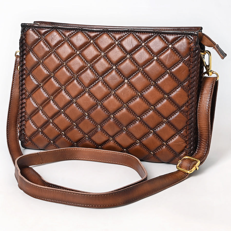 American Darling Crossbody Genuine Leather Women Bag Western Handbag Purse - Uhorse