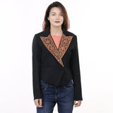 American Darling Genuine leather Hand tooled hand carved Women Blazer dress jacket ladies Girl ADBZ060