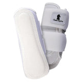 Large Classic Equine Airwave Splint Breathable Horse Leg Boots Pair White