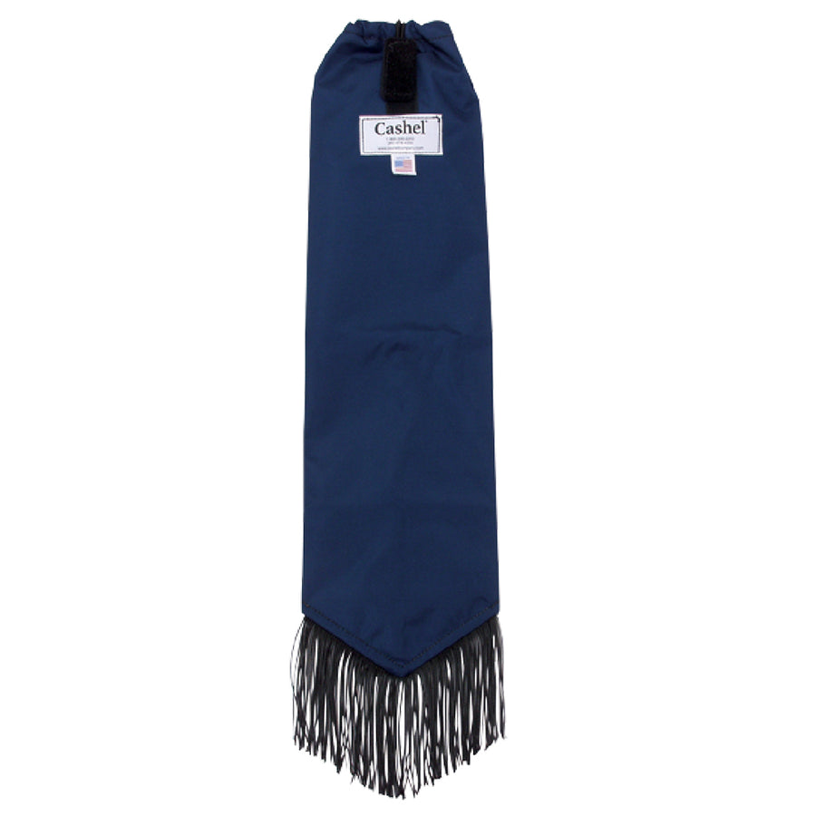 Navy wool chap with black fringe - Uhorse