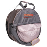 Rattler Rope Two Compartment Deluxe Rope Bag Mesh Pockets Grey-Tan