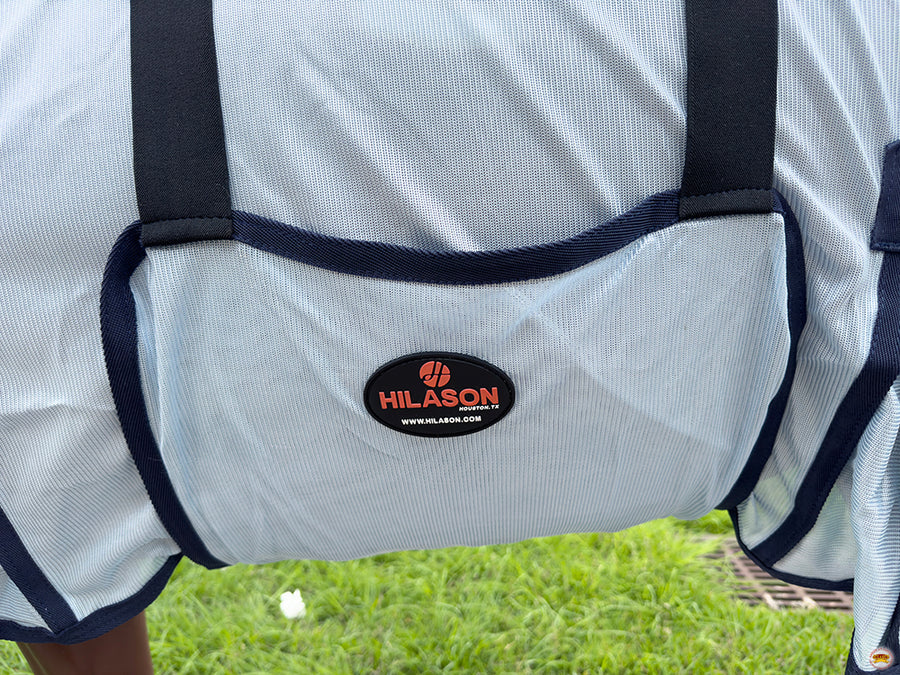 HILASON Horse Fly Sheet UV Protect Breathable Mesh Bug Mosquito Spring | Summer Horse Rug | Fly Rug
