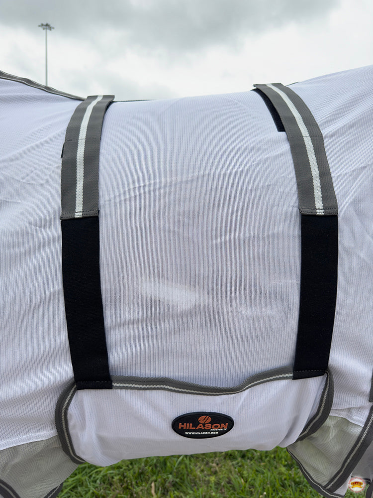 HILASON Horse Fly Sheet UV Protect Breathable Mesh Bug Mosquito Spring | Summer Horse Rug | Fly Rug