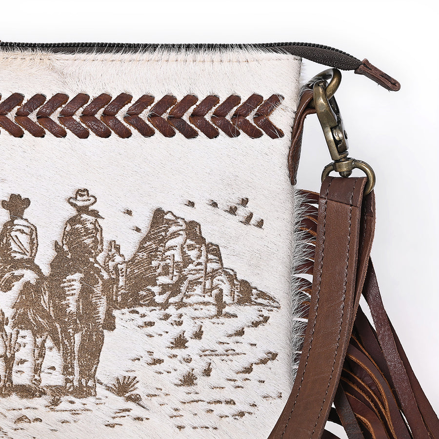 American Darling Cross Body Hair On Full Grain Genuine Leather Western Women Bag | Handbag Purse Bags for Cute