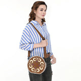 ADBGZX101 Canteen Genuine Western Suede Leather women bag