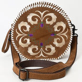 American Darling Canteen Genuine Suede Leather Women Bag W. Handbag