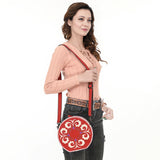 ADBGZX101 Canteen Genuine Western Suede Leather women bag