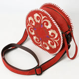 American Darling Canteen Genuine Suede Leather Women Bag W. Handbag