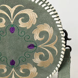 American Darling Canteen Genuine Suede Leather Women Bag W. Handbag