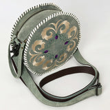 American Darling Canteen Genuine Suede Leather Women Bag W. Handbag