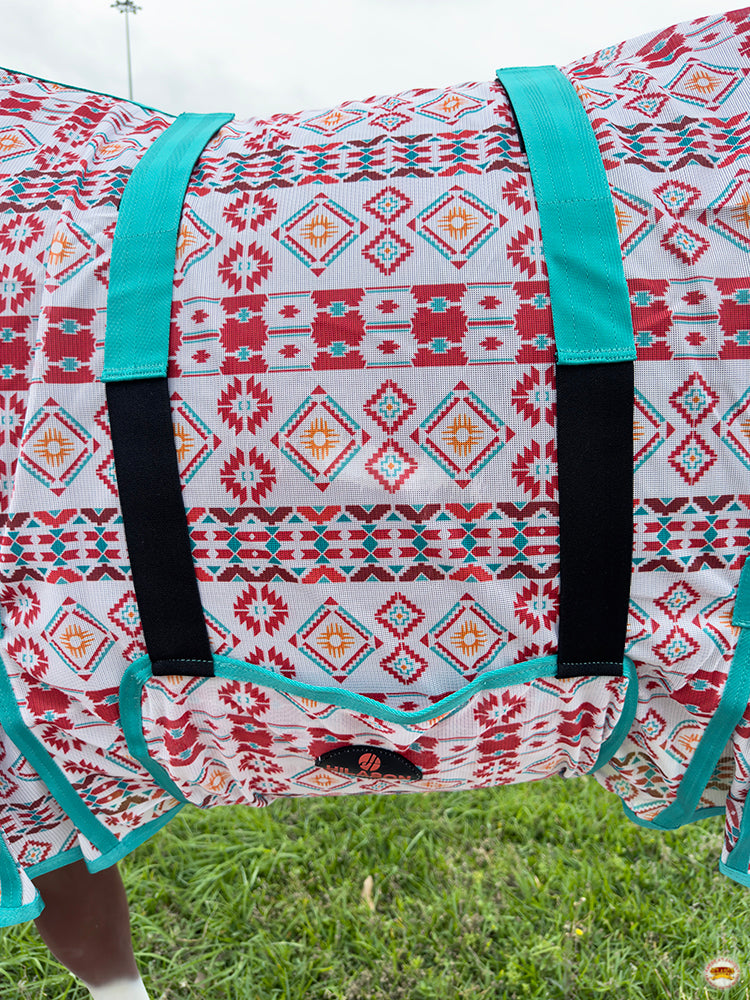 HILASON Horse Fly Sheet UV Protect Breathable Mesh Bug Mosquito Spring | Summer Horse Rug | Fly Rug