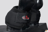 HILASON Ballistic Overreach Bell Boots for Horses Protective, Shock Absorbing, Durable & Comfortable Quick Wrap Hook Loop