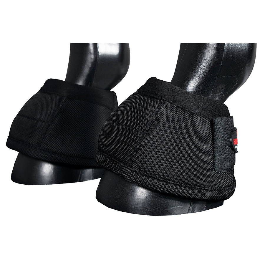 HILASON Ballistic Overreach Bell Boots for Horses Protective, Shock Absorbing, Durable and Comfortable Quick Wrap - Uhorse