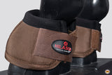 HILASON Ballistic Overreach Bell Boots for Horses Protective, Shock Absorbing, Durable & Comfortable Quick Wrap Hook Loop