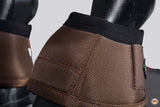 HILASON Ballistic Overreach Bell Boots for Horses Protective, Shock Absorbing, Durable & Comfortable Quick Wrap Hook Loop