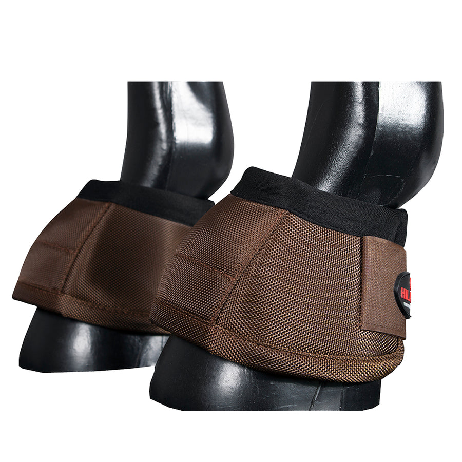 HILASON Ballistic Overreach Bell Boots for Horses Protective, Shock Absorbing, Durable and Comfortable Quick Wrap - Uhorse