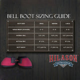 Small Hilason Horse No Turn Training Protective Shock Absorbing Bell Boots