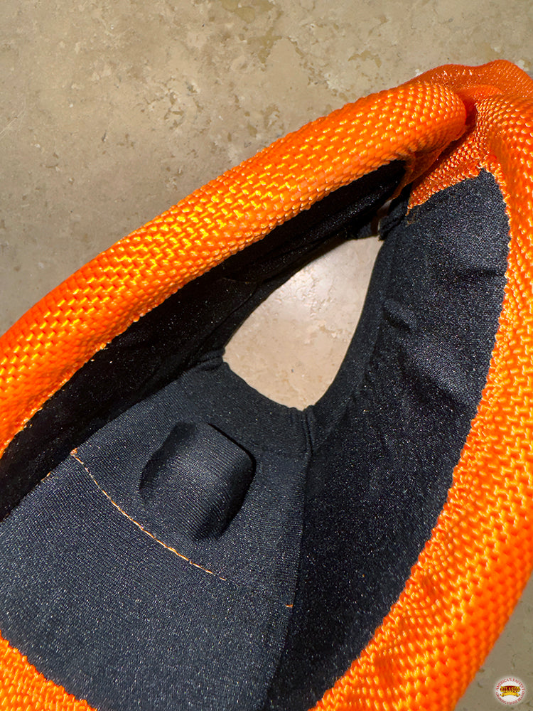 HILASON Ballistic Overreach Bell Boots for Horses Protective, Shock Absorbing, Durable & Comfortable Quick Wrap Hook Loop