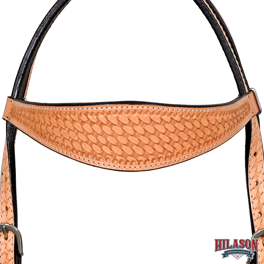 HILASON Western Horse Headstall Breast Collar Set Tack Genuine American Leather | For Horses Headstalls