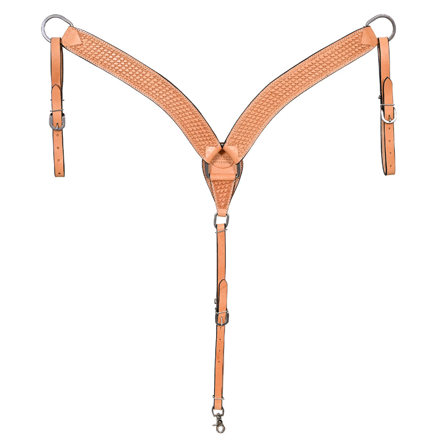 HILASON Western Horse Headstall Breast Collar Set Tack Genuine American Leather | For Horses Headstalls