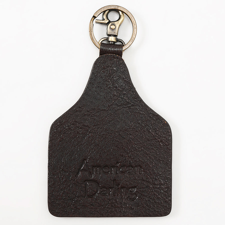 American Darling ADKRM134 Hand Painted Genuine Leather Keyring Key chain