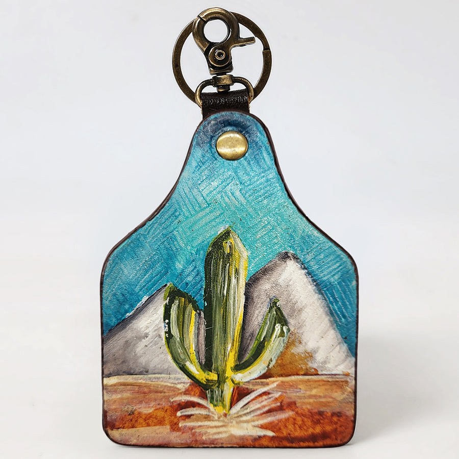 American Darling ADKRM134 Hand Painted Genuine Leather Keyring Key by Hilason – Cowboy and equestrian accessories