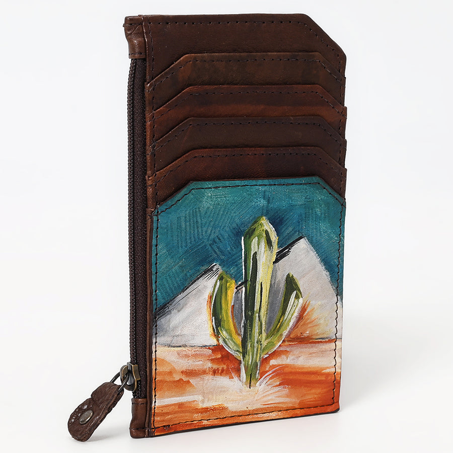 American Darling Card Holder Genuine W. Leather Women Bag ADCCM111 – by Hilason – Cowboy and equestrian accessories