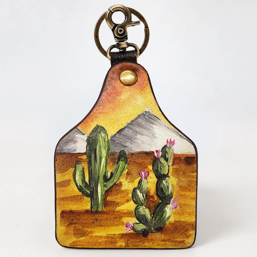 American Darling ADKRM135 Hand Painted Genuine Leather Keyring Key by Hilason – Cowboy and equestrian accessories